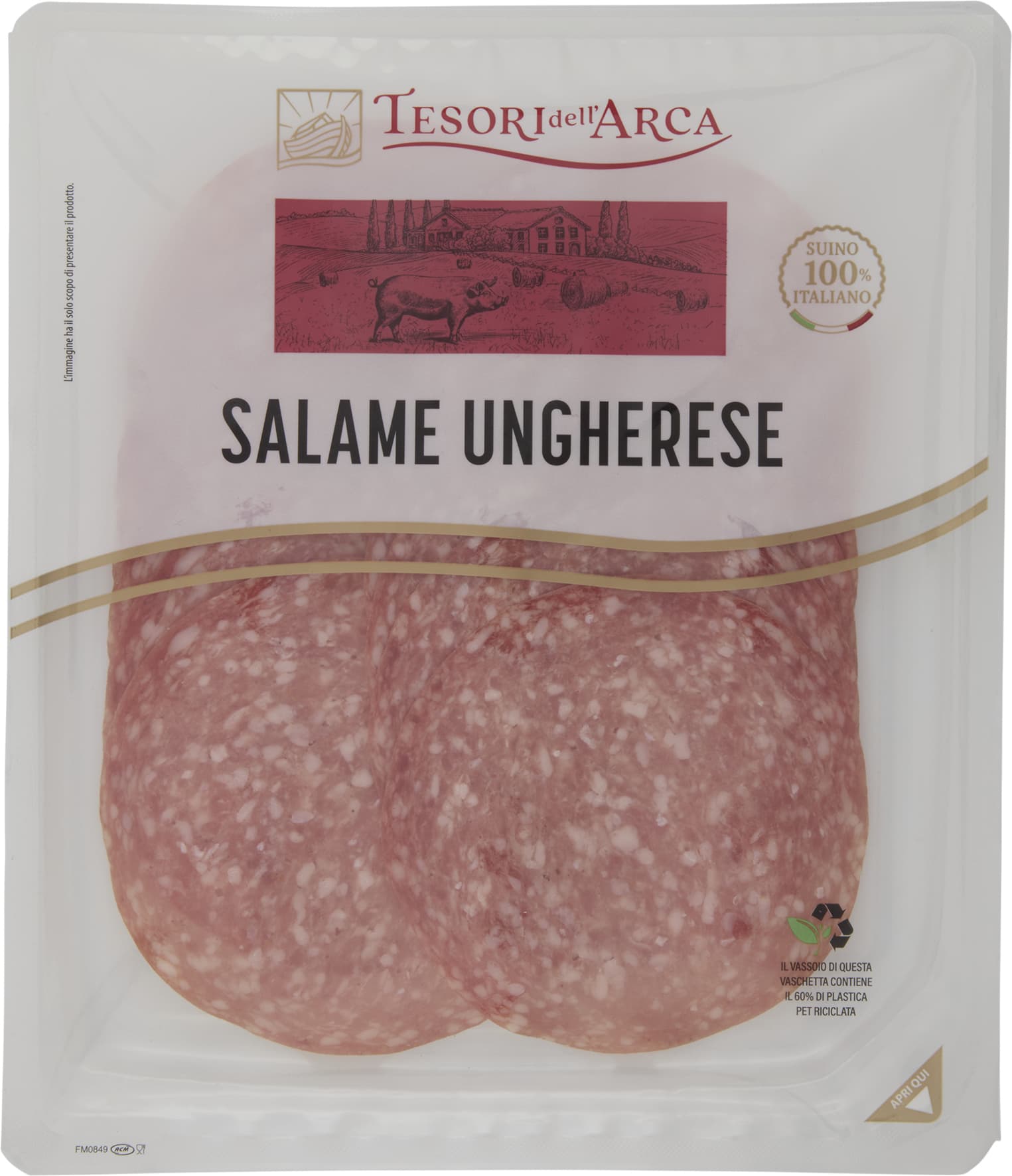 TESORI DELL'ARCA Salame Ungherese 100 g – immagine 2