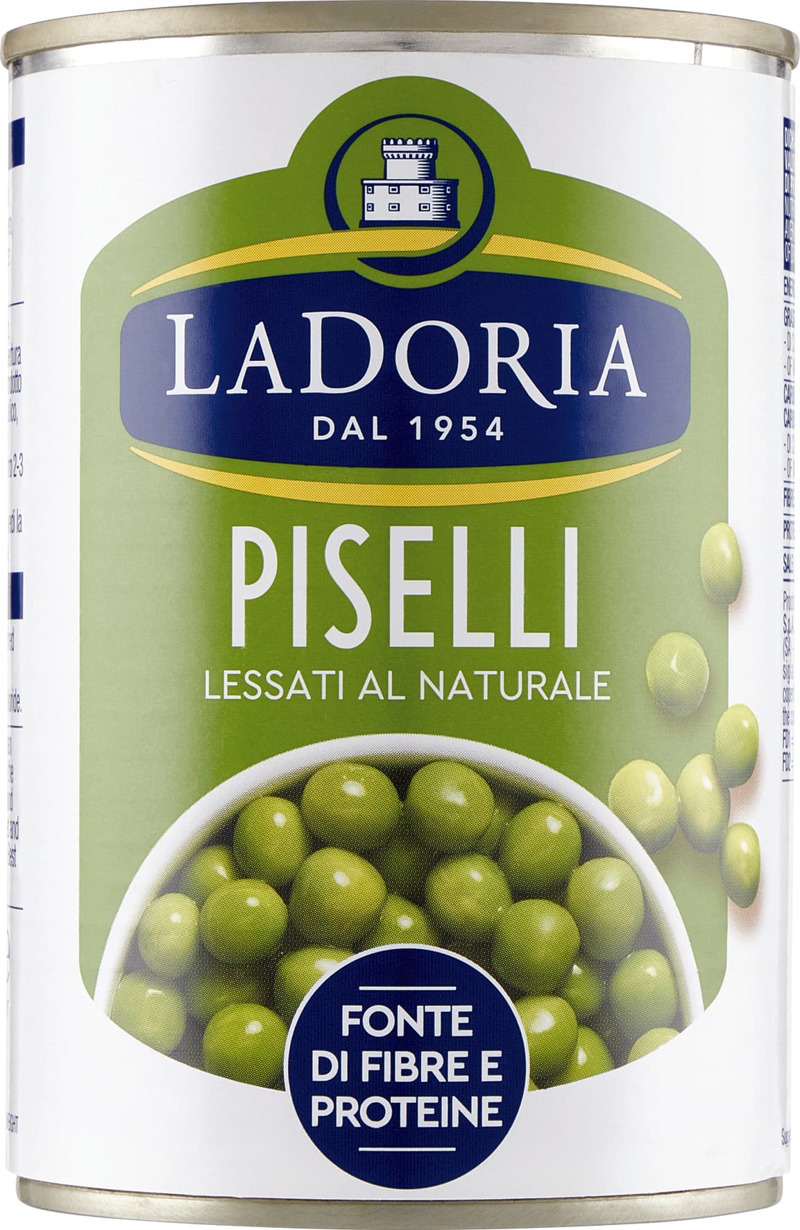 Piselli lessati al naturale La Doria 400 g 240 g – immagine 2