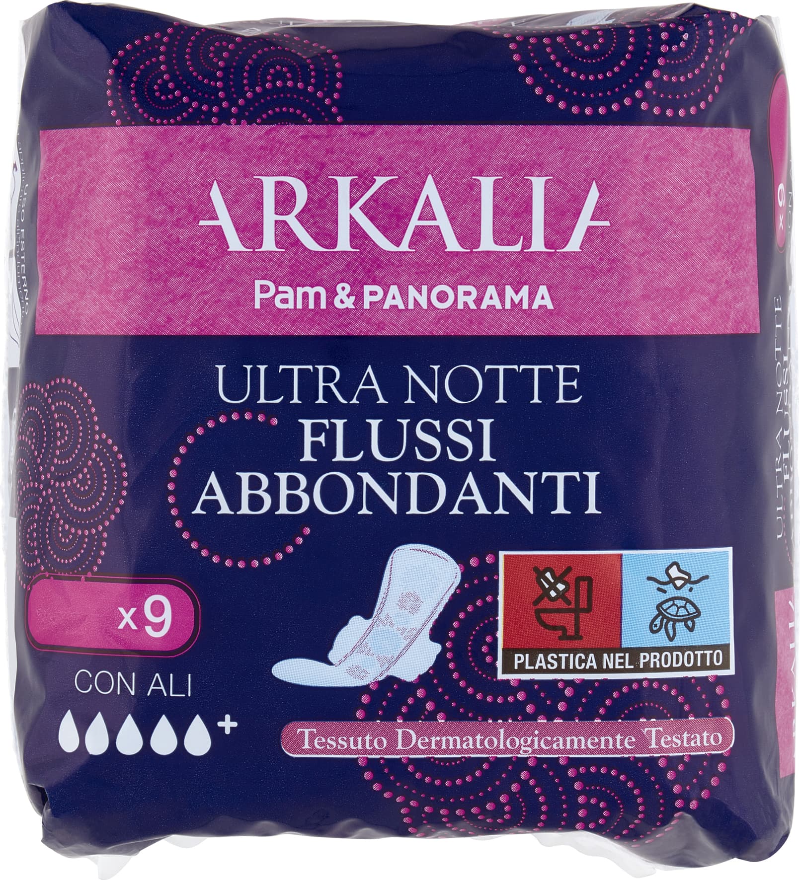 ARKALIA Ultra Notte Flussi Abbondanti con Ali 9 pz – immagine 2