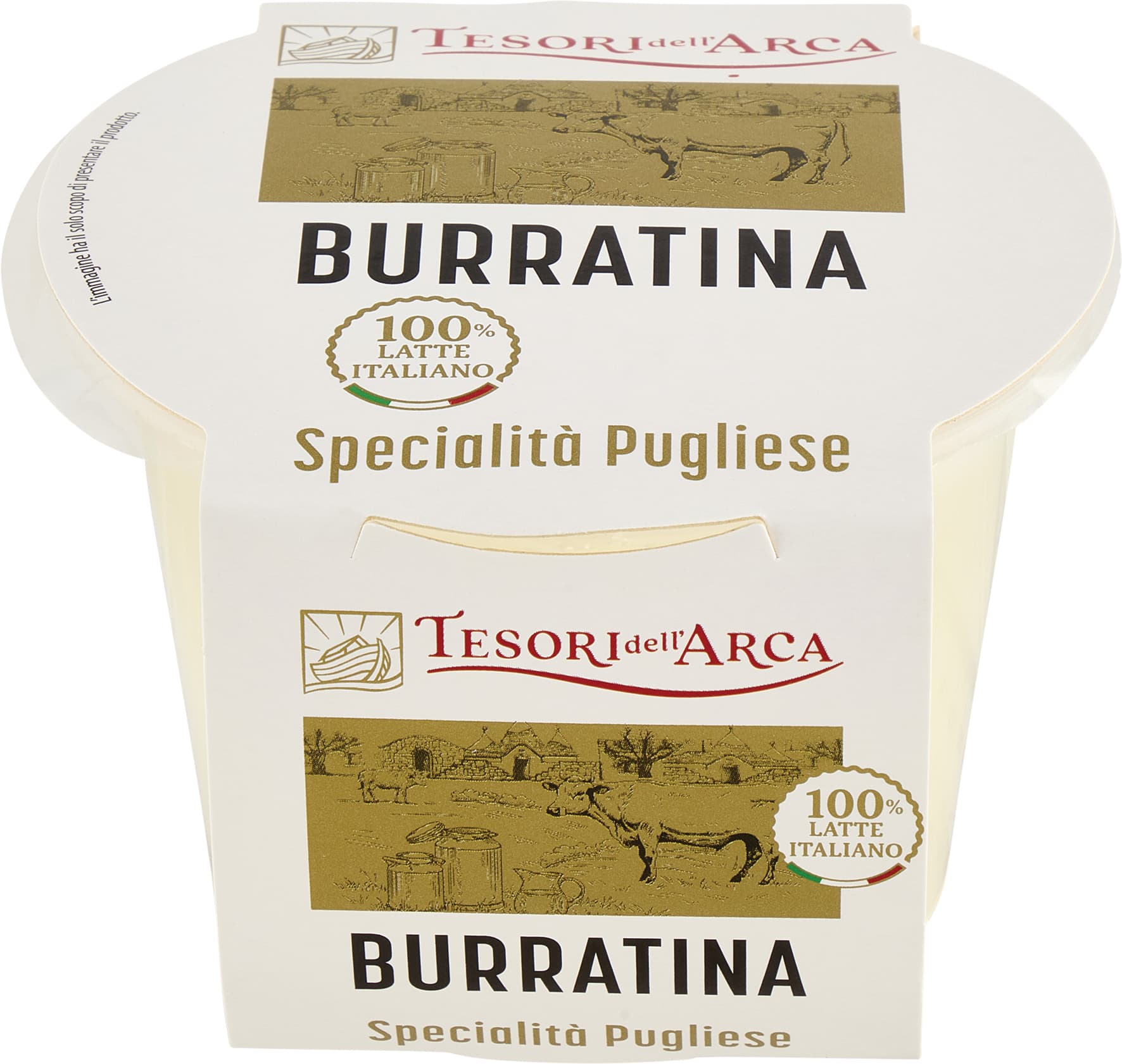 TESORI DELL'ARCA Burratina Specialità Pugliese 100 g – immagine 2