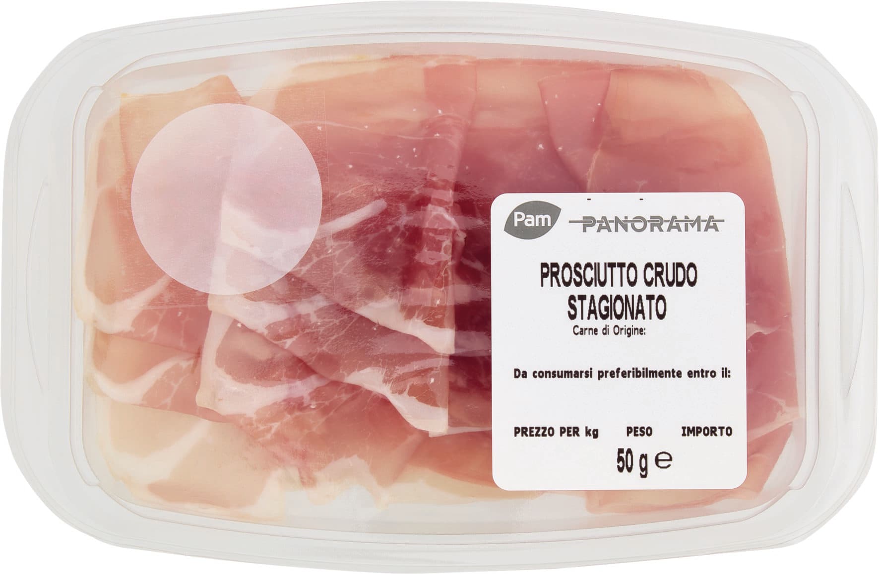 PAM PANORAMA Prosciutto Crudo Stagionato 50 g – immagine 2