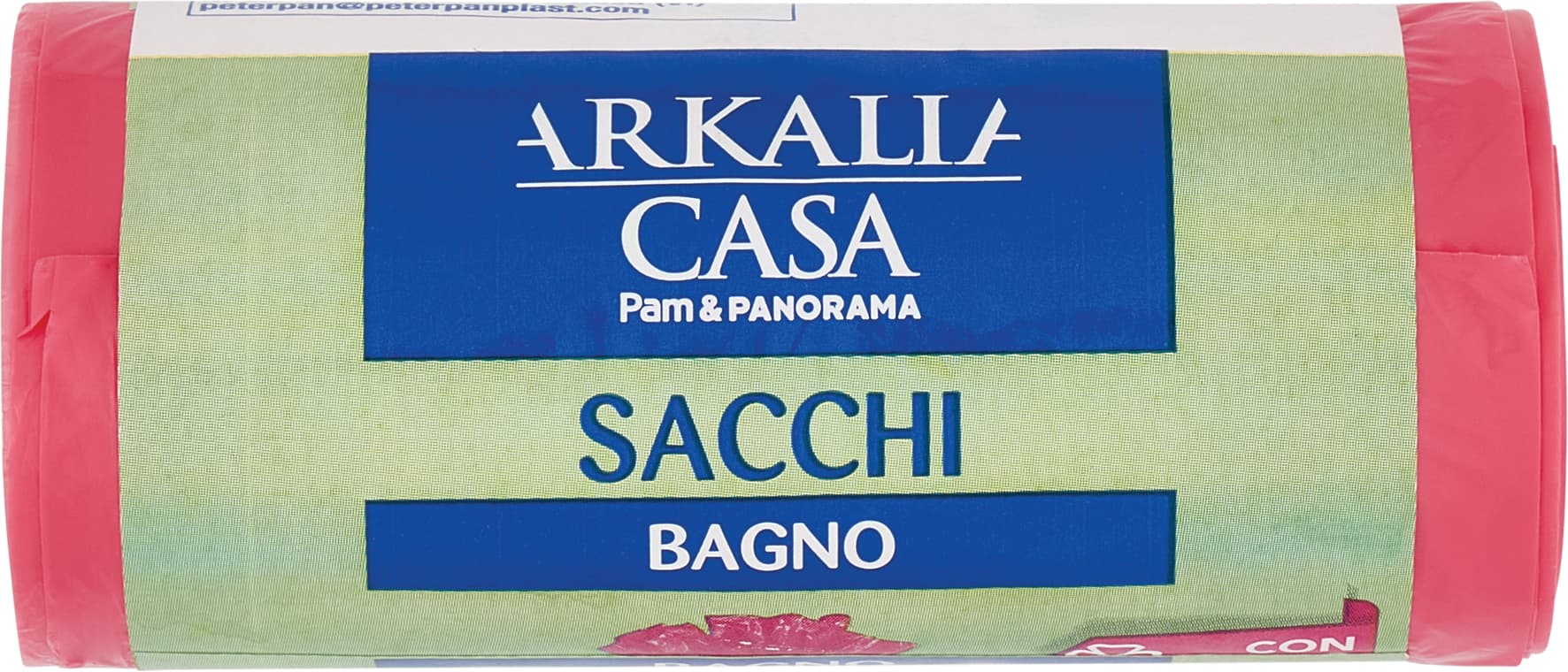 Sacco immondizia bagno con lacci rosa 10lt 35x50cm 20 pezzi – immagine 2