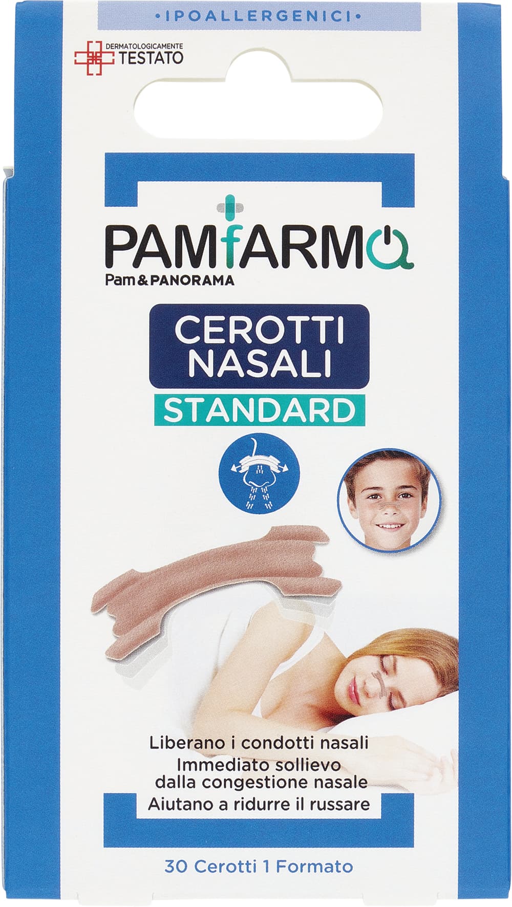 PAMFARMA Cerotti Nasali Standard 1 Formato 30 pz – immagine 2
