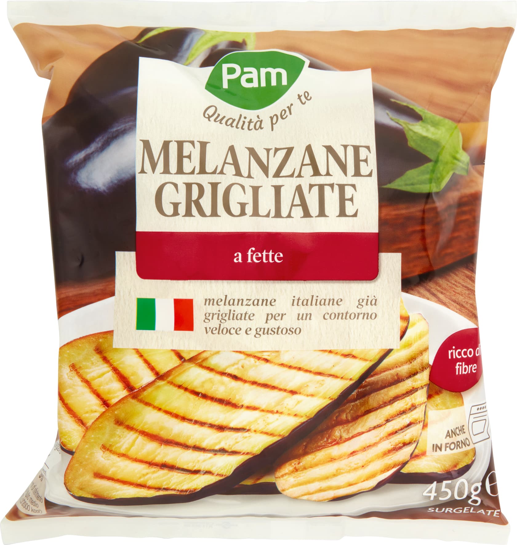 PAM PANORAMA Melanzane Grigliate surgelate 450 g – immagine 2