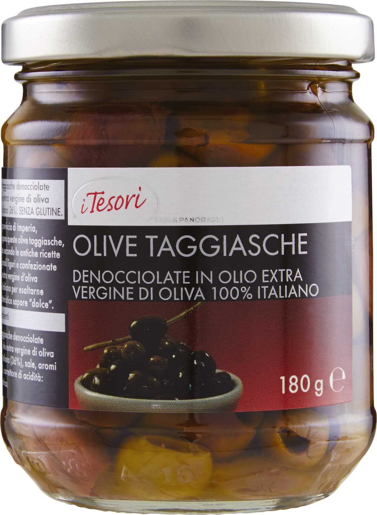 Raineri Olive Taggiasche Denocciolate in Olio Extra Vergine di Oliva 33% 180 g – immagine 2