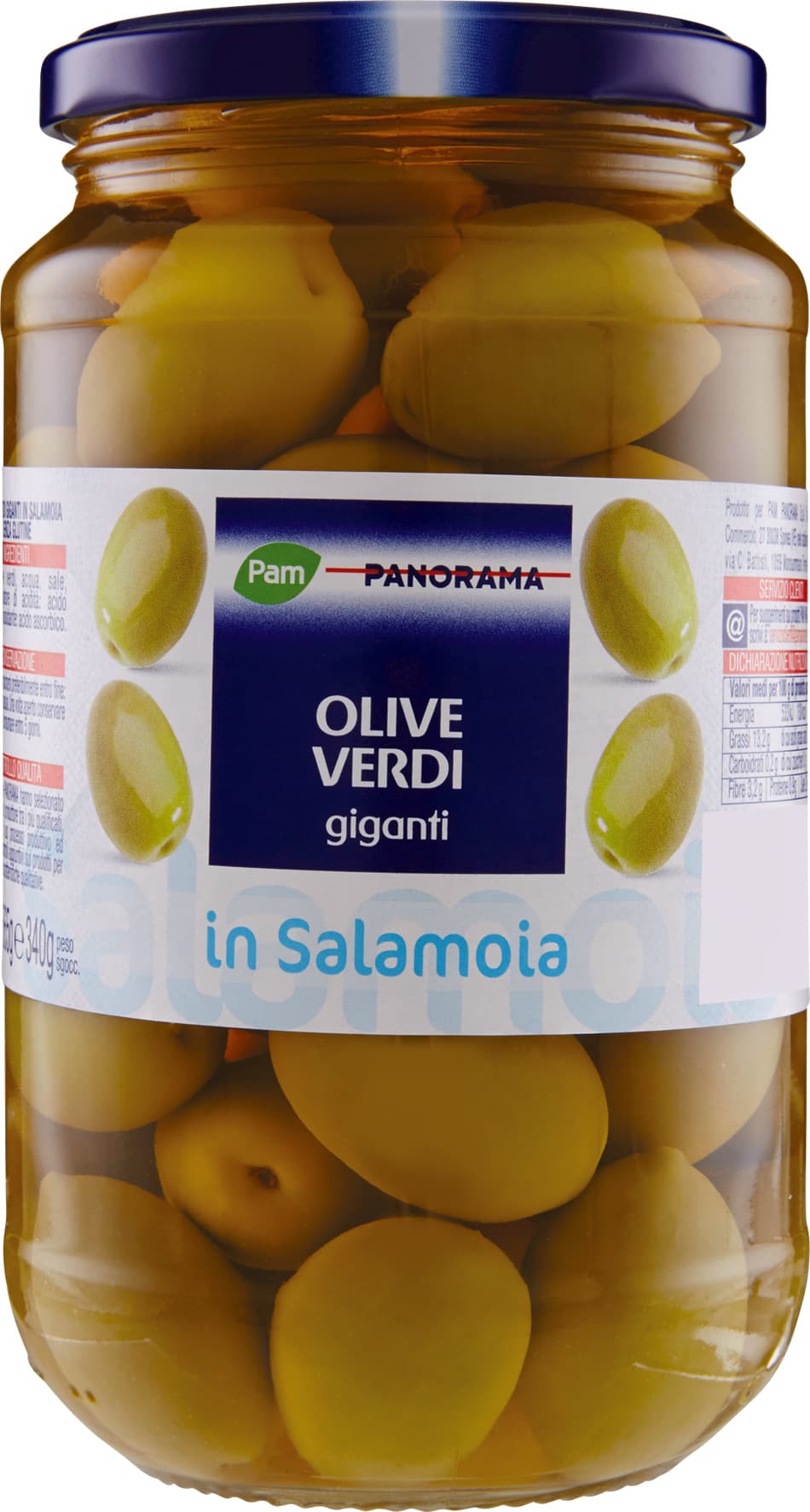 PAM PANORAMA Olive Verdi giganti in Salamoia 565 g – immagine 2
