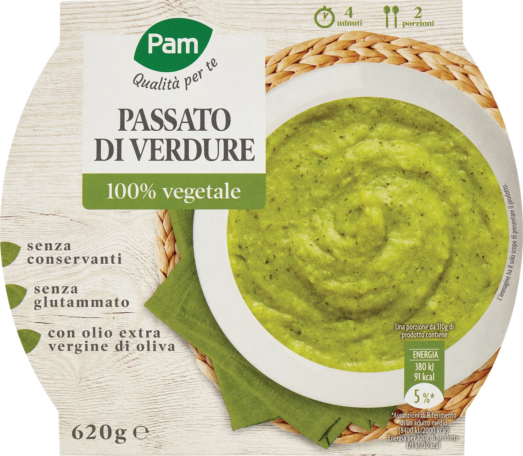 I TESORI Passato di Verdure 620 g – immagine 2