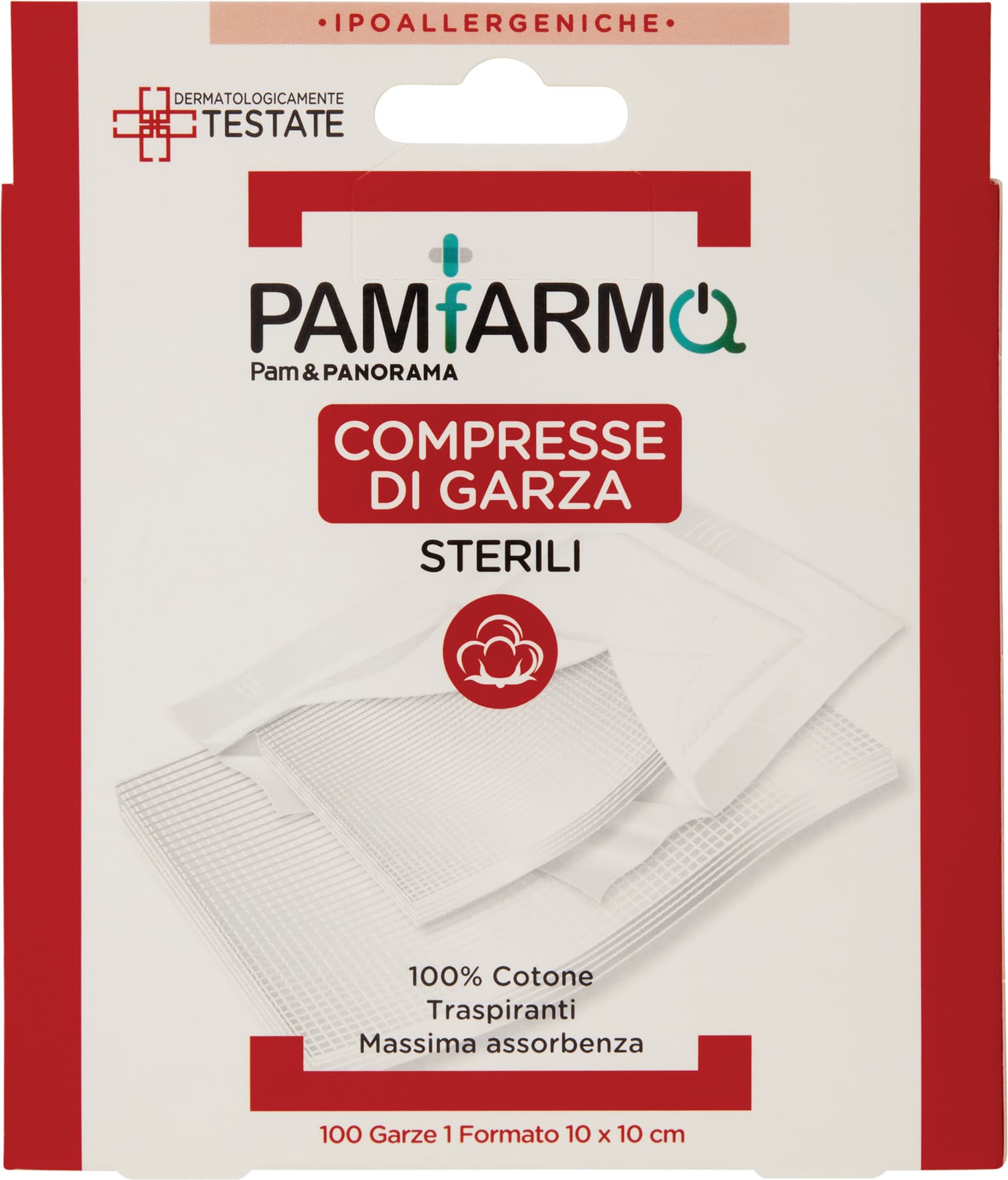 PAM PANORAMA Compresse di Garza 1 Formato 100 pz – immagine 2