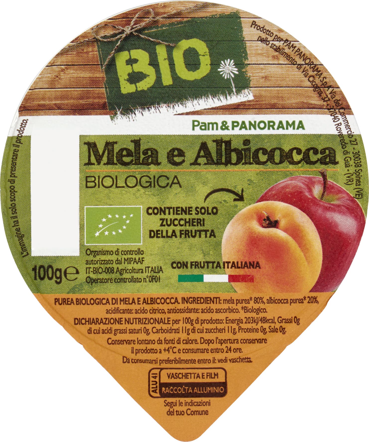 BIO Mela e Albicocca Biologica 100 g – immagine 2