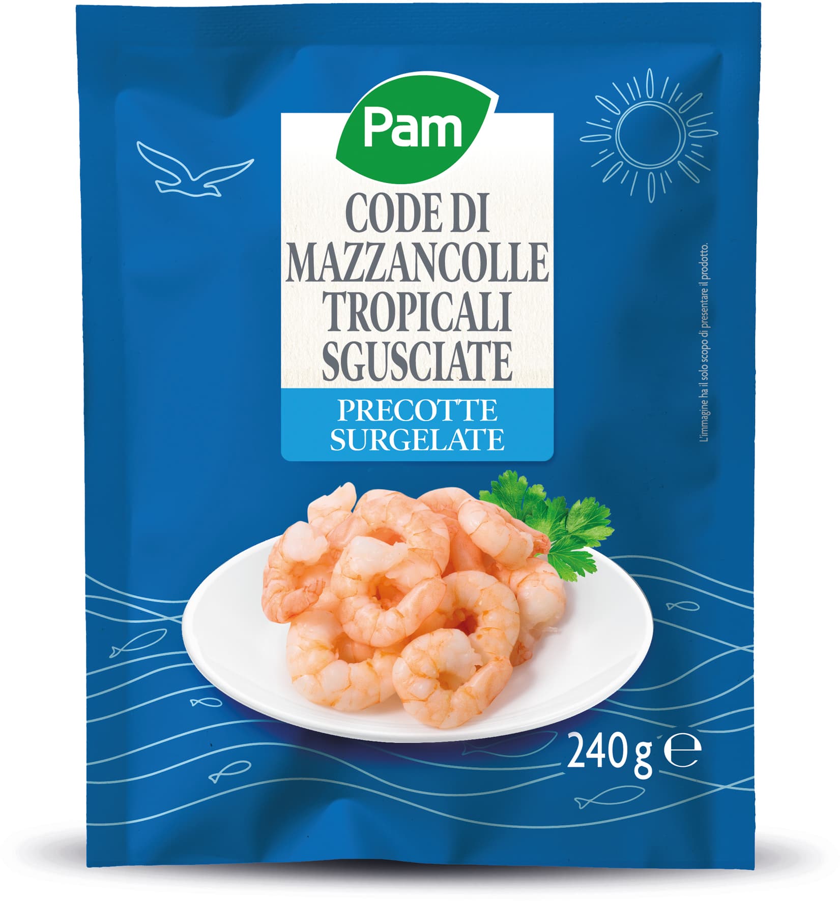 PAM code mazzancolle tropicali sgusciate precotte – immagine 2