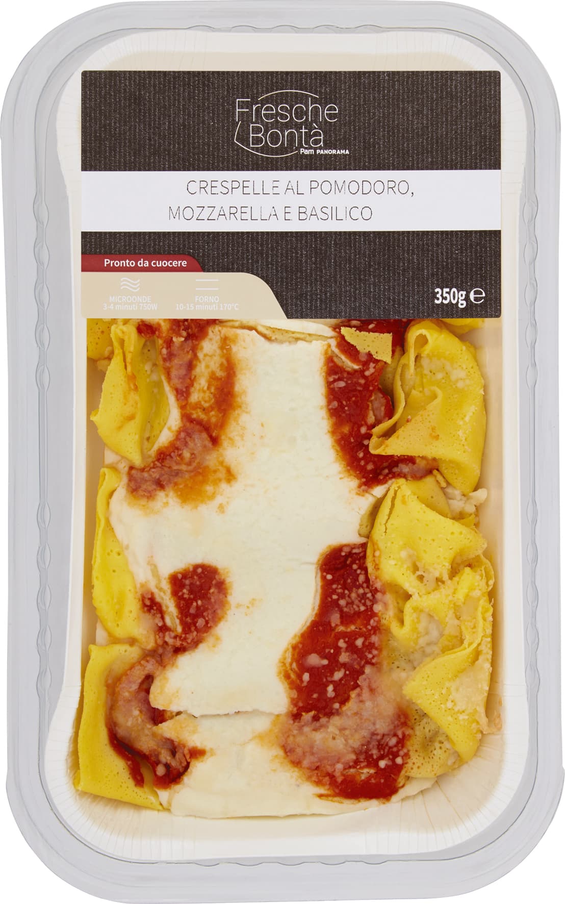 FRESCHE BONTA' Crespelle al Pomodoro, Mozzarella e Basilico 350 g – immagine 2