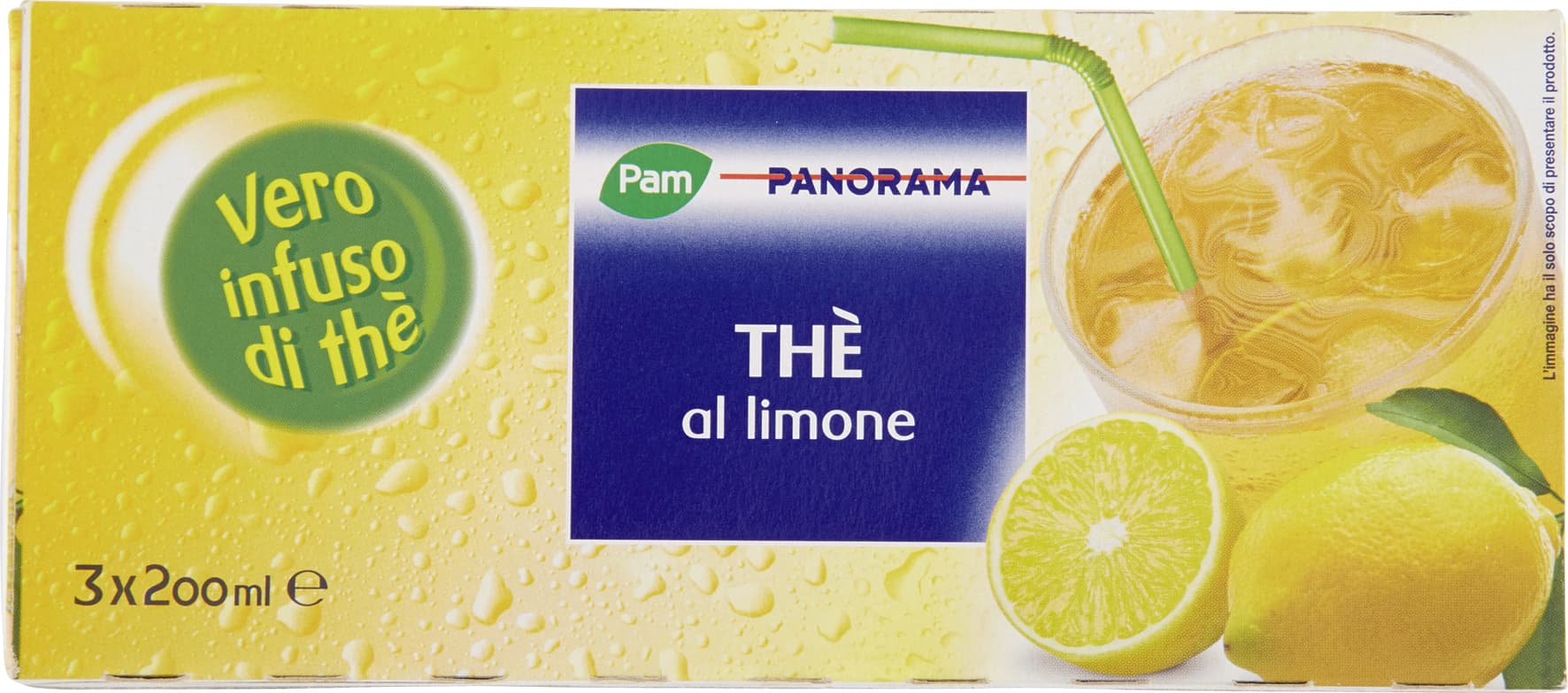 PAM PANORAMA Thè all limone 600 ml (200ml x 3) – immagine 2