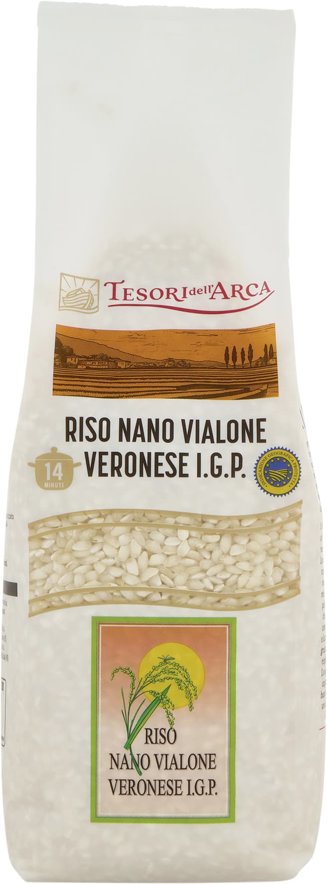 TESORI DELL'ARCA Riso Nano Vialone Veronese I.G.P. 1000 g – immagine 2