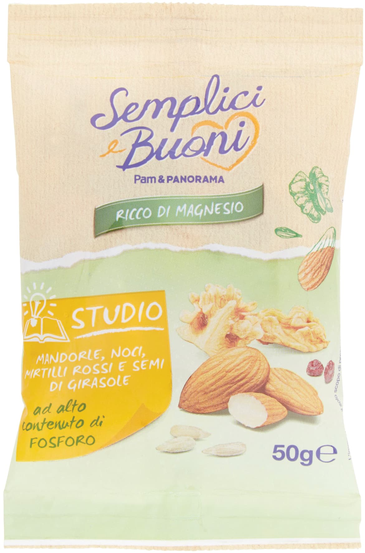 SEMPLICI E BUONI Ricco di Magnesio Studio 50 g – immagine 2