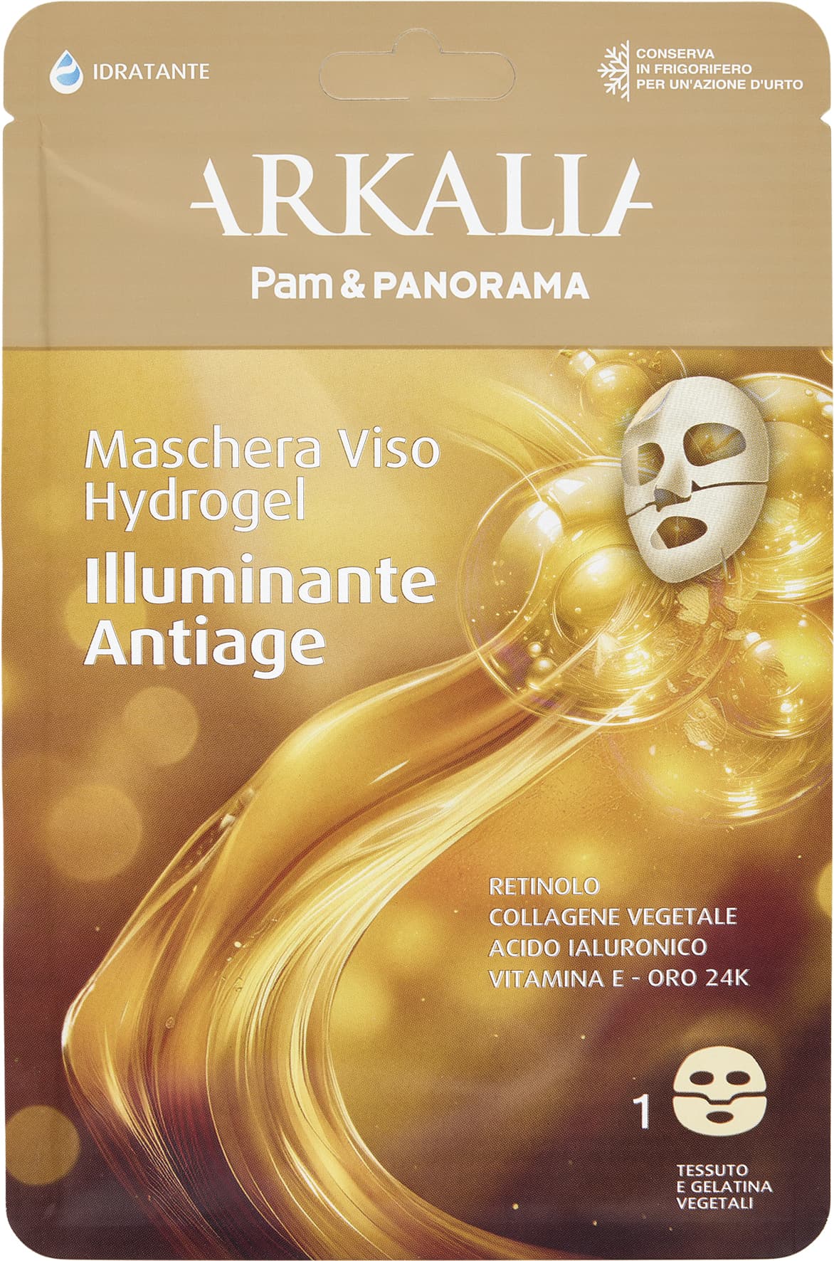ARKALIA Maschera Viso Hydrogel Illuminante Antiage 1 pz – immagine 2