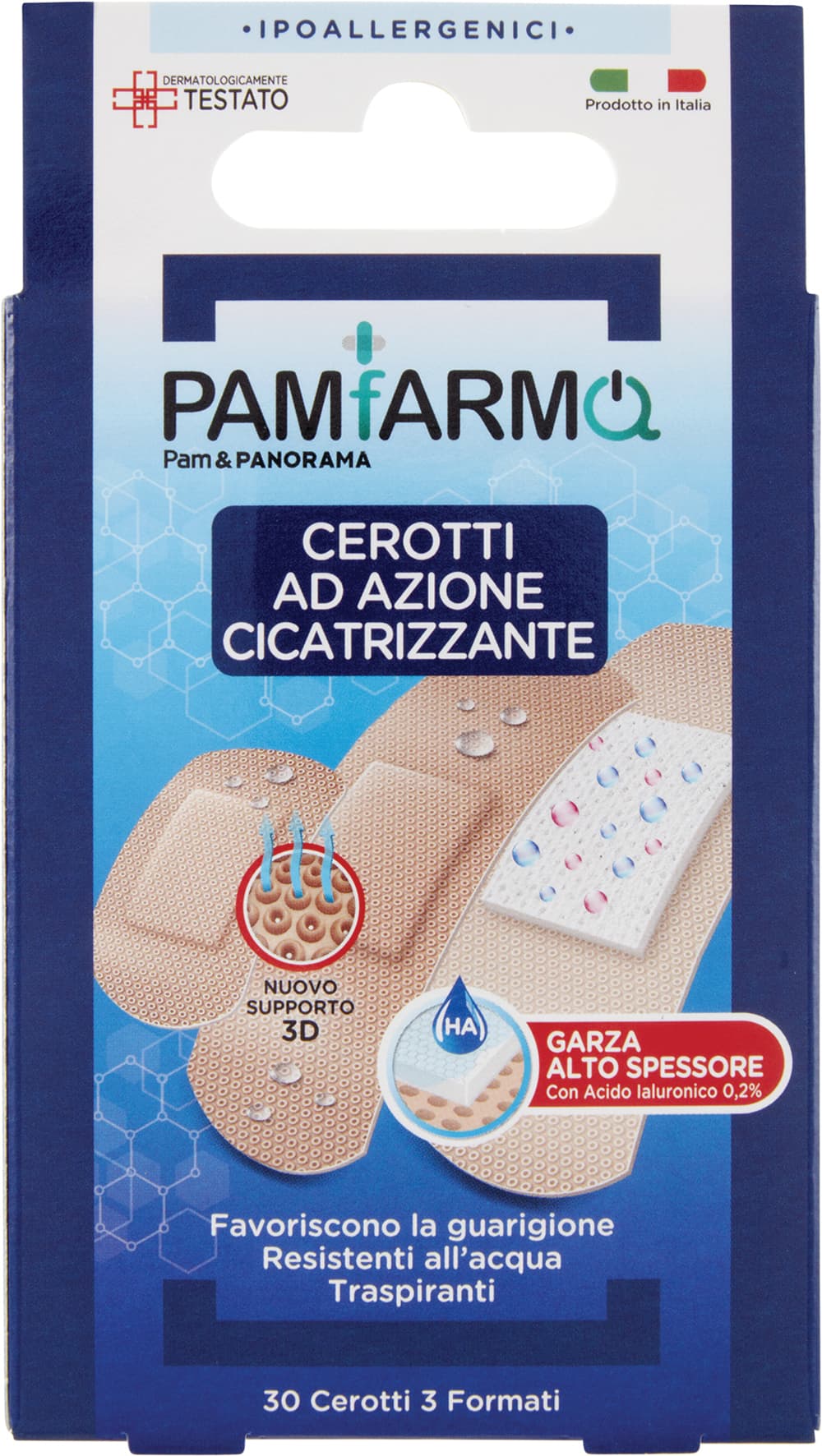 PAMFARMA Cerotti ad Azione Cicatrizzante 3 Formati 30 pz – immagine 2