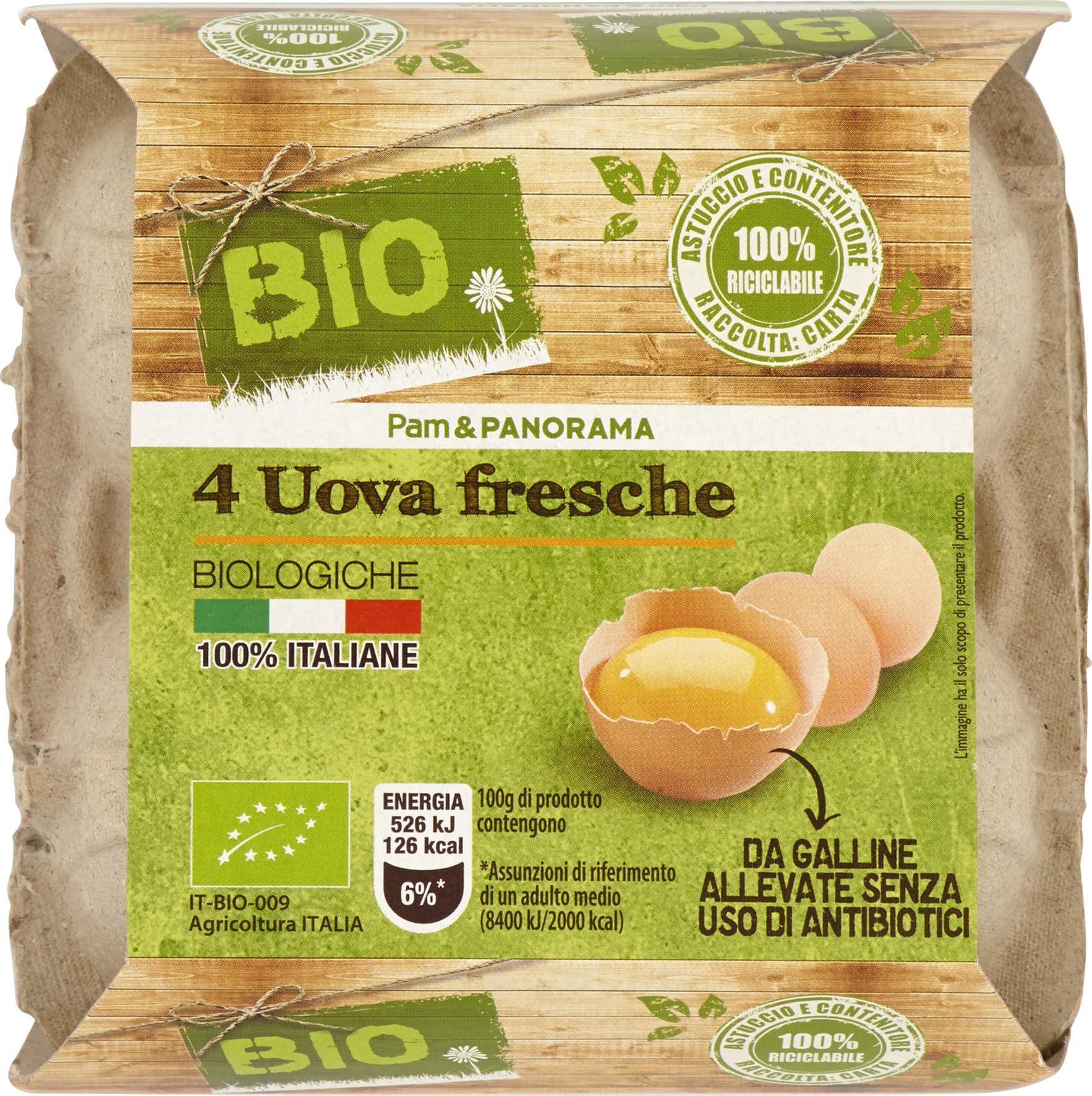 BIO 4 Uova fresche Biologiche 220 g – immagine 2
