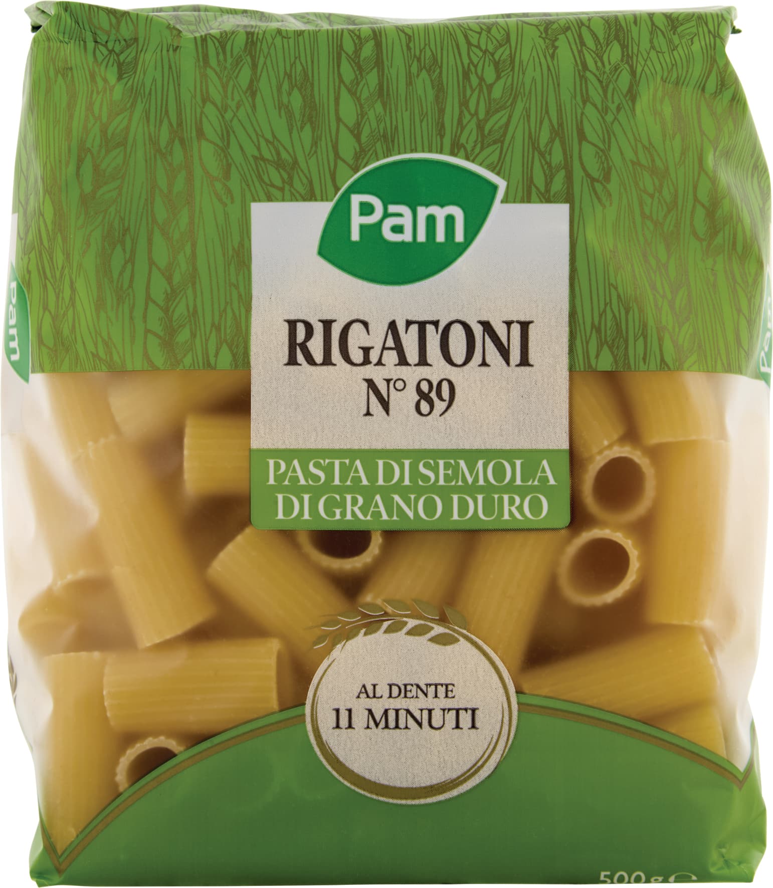 PAM Rigatoni N° 89 Pasta di Semola di Grano Duro 500 g – immagine 2