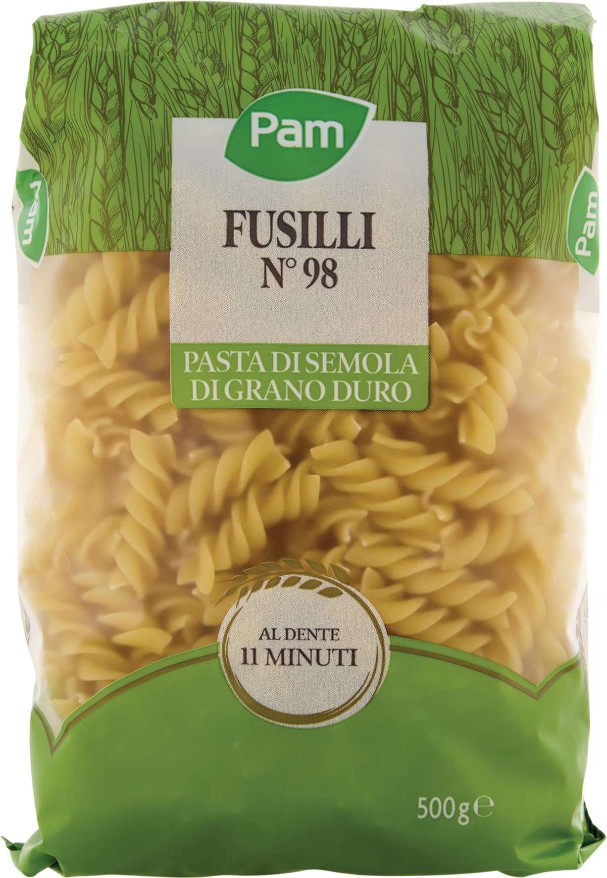 PAM Fusilli N° 98 Pasta di Semola di Grano Duro 500 g – immagine 2