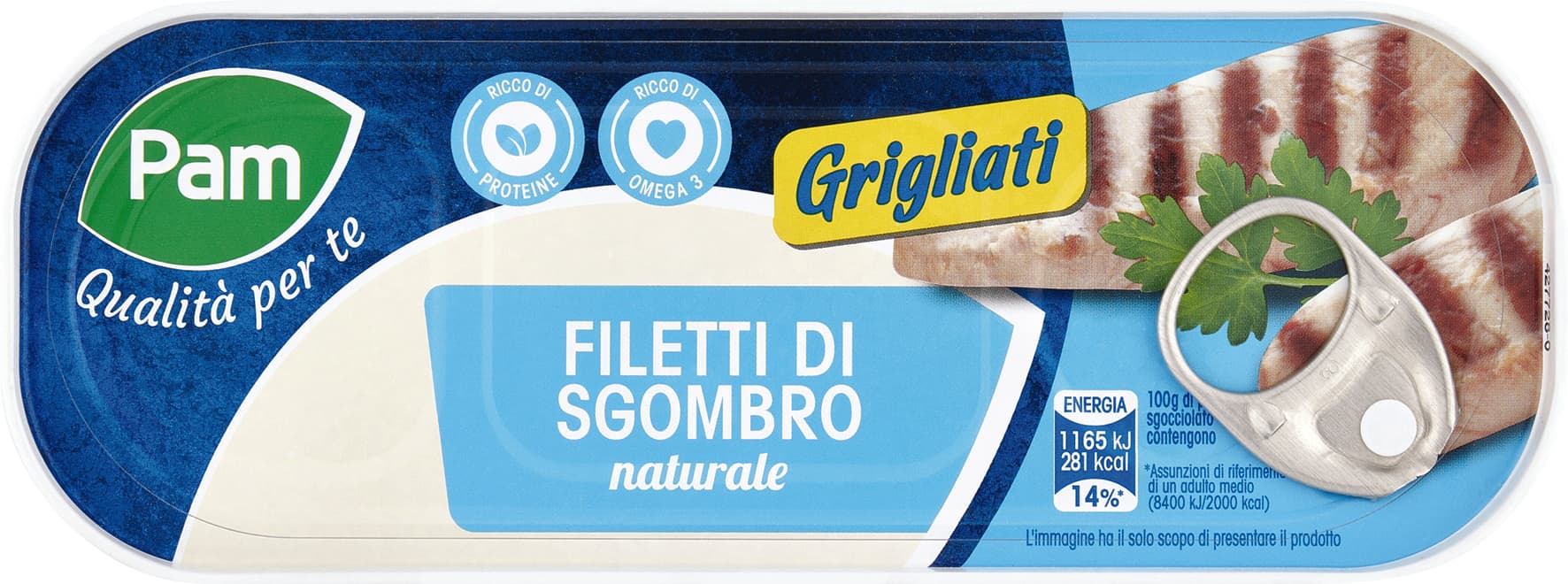 PAM Qualità per te Filetti di Sgombro naturale 120 g – immagine 2