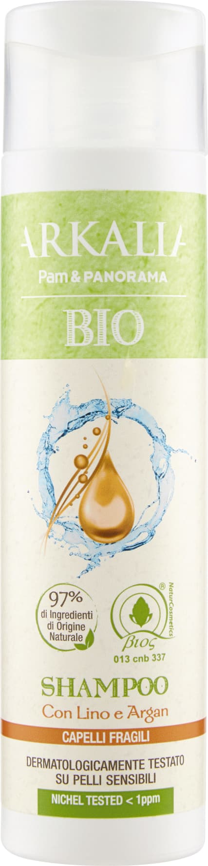 ARKALIA BIO Shampoo con Lino e Argan Capelli Fragili 250 ml – immagine 2