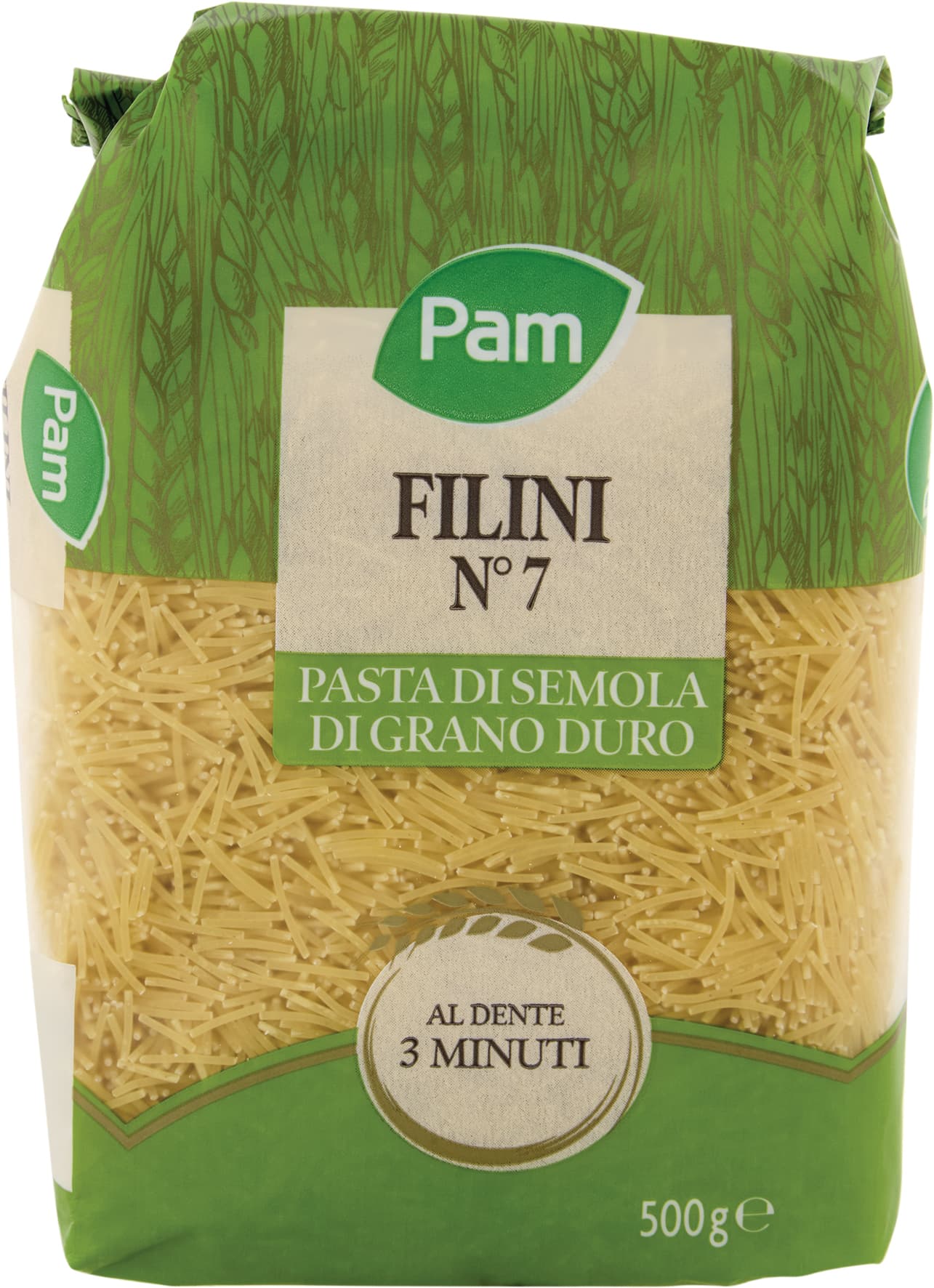 PAM Filini N° 7 Pasta di Semola di Grano Duro 500 g – immagine 2