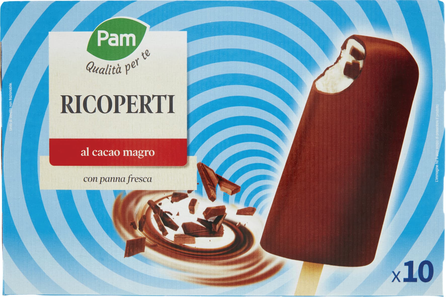 PAM Qualità per te Ricoperti al cacao magro 10 x 50 g – immagine 2