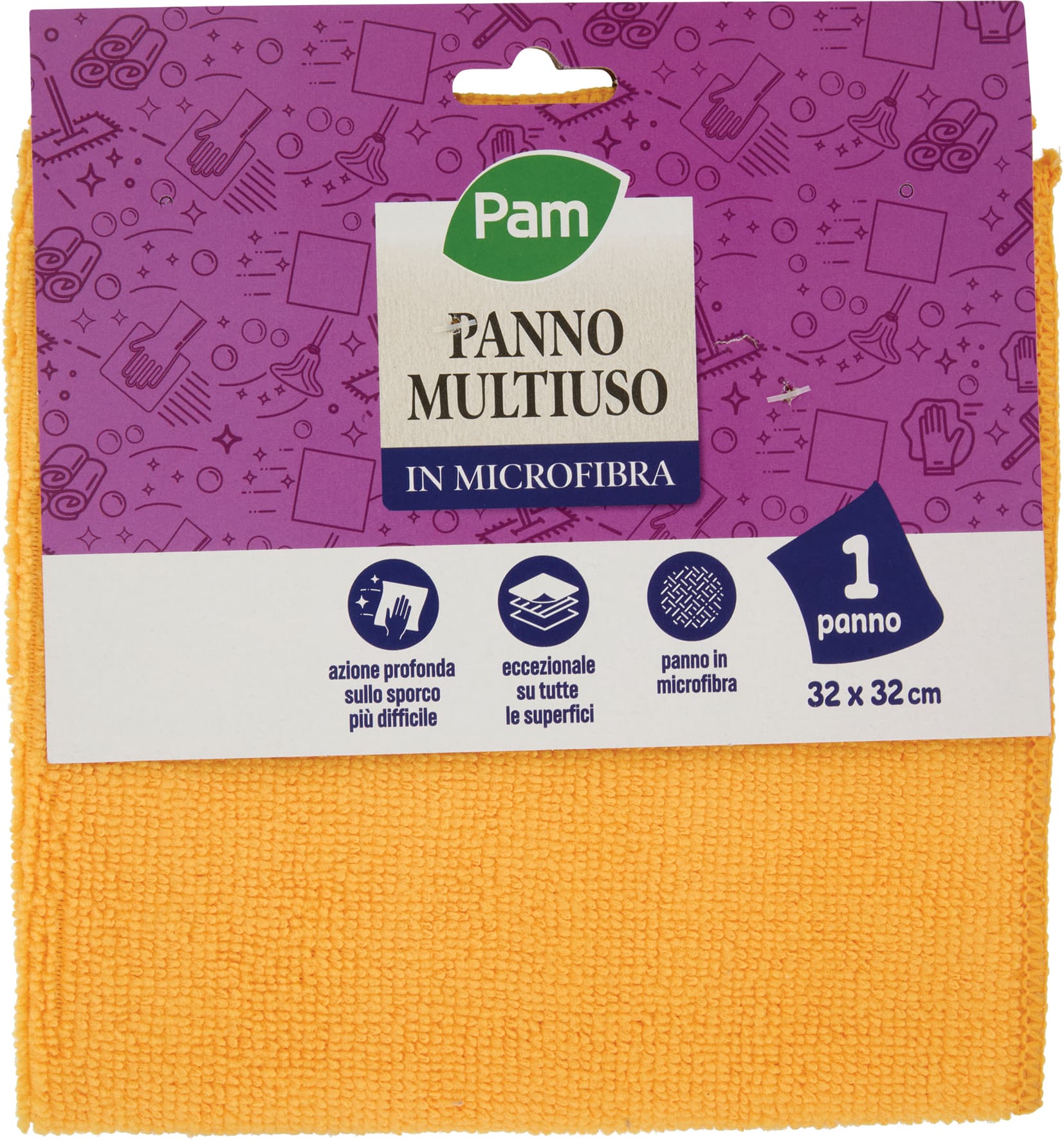 PAM Panno Multiuso in Microfibra 32 x 32 cm 1 pz – immagine 2