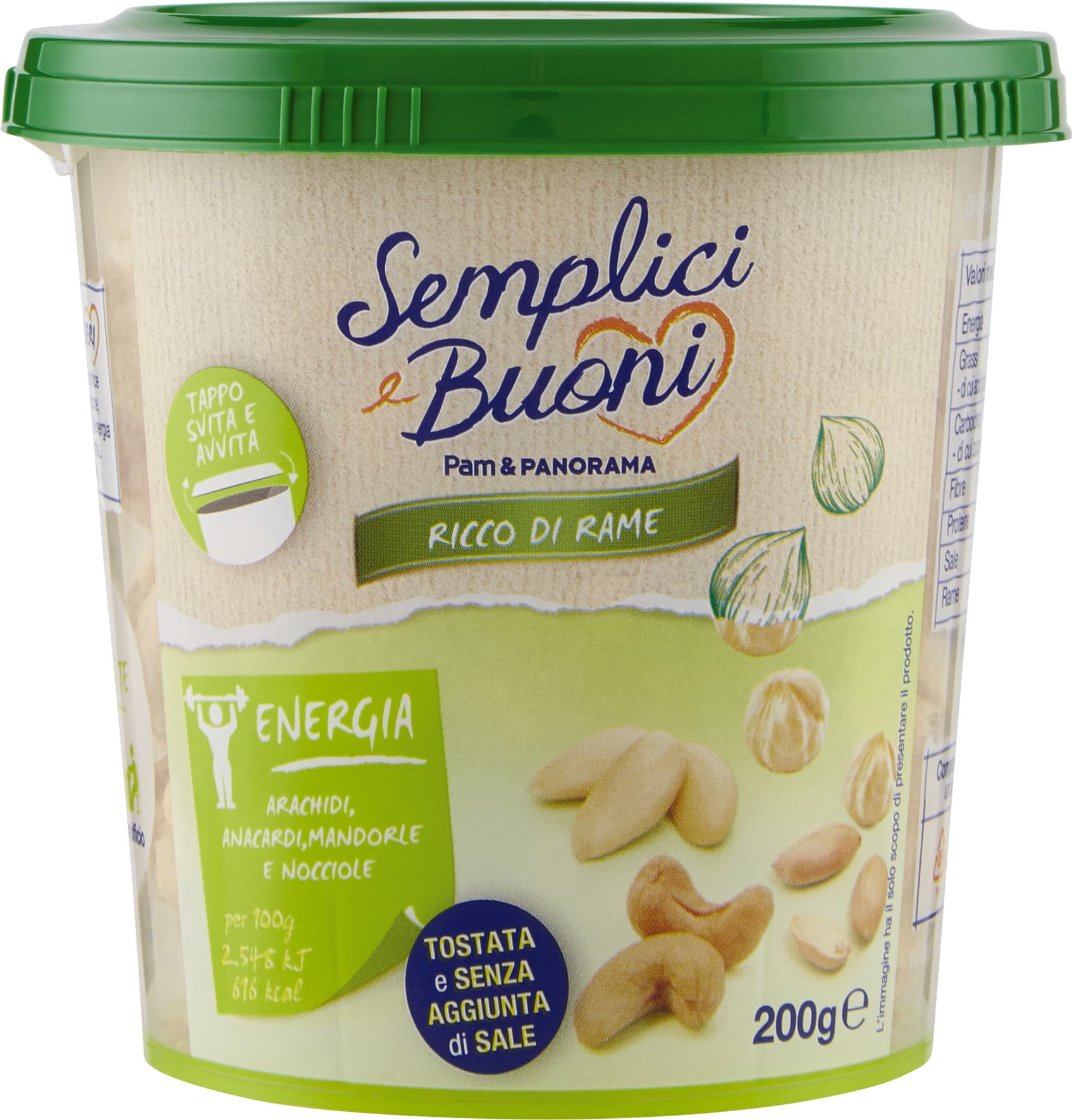 SEMPLICI E BUONI Ricco di Rame Energia 200 g – immagine 2