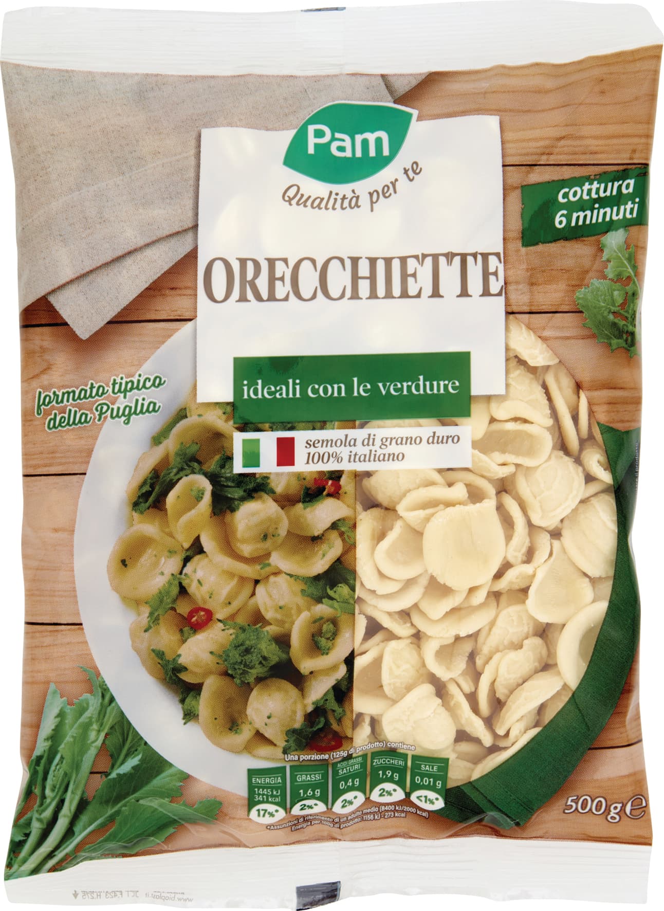 PAM Qualità per te Orecchiette ideali con le verdure 500 g – immagine 2