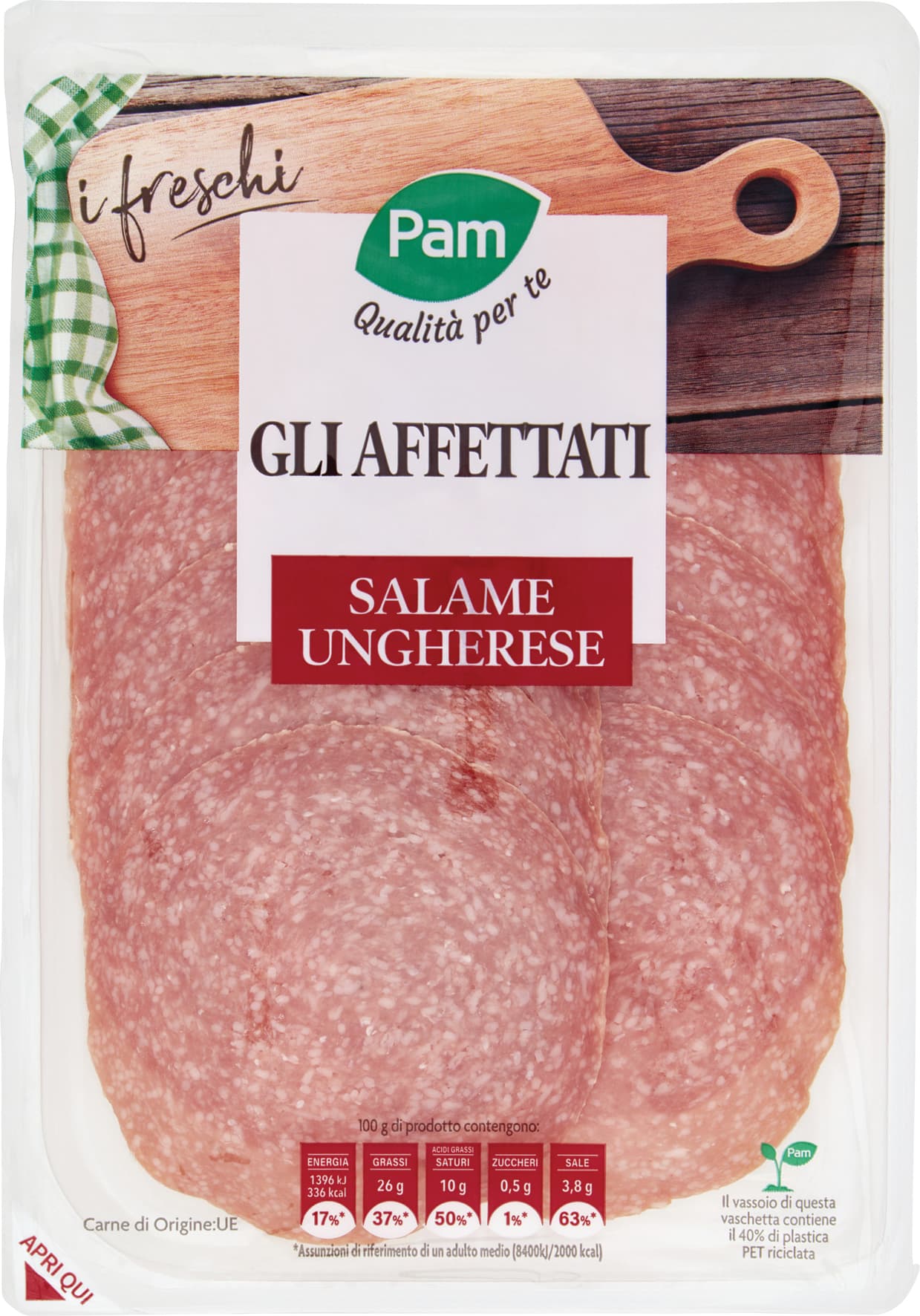 PAM Qualità per te gli Affettati Salame Ungherese 110 g – immagine 2