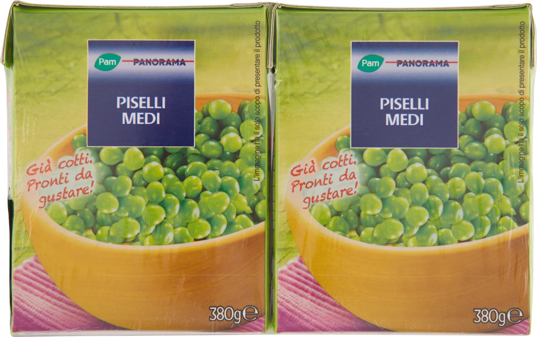 PAM PANORAMA Piselli Medi 760g (380g x 2) – immagine 2