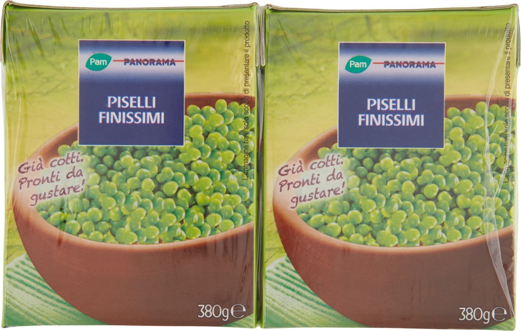 PAM PANORAMA Piselli Finissimi 760g (380g x 2) – immagine 2