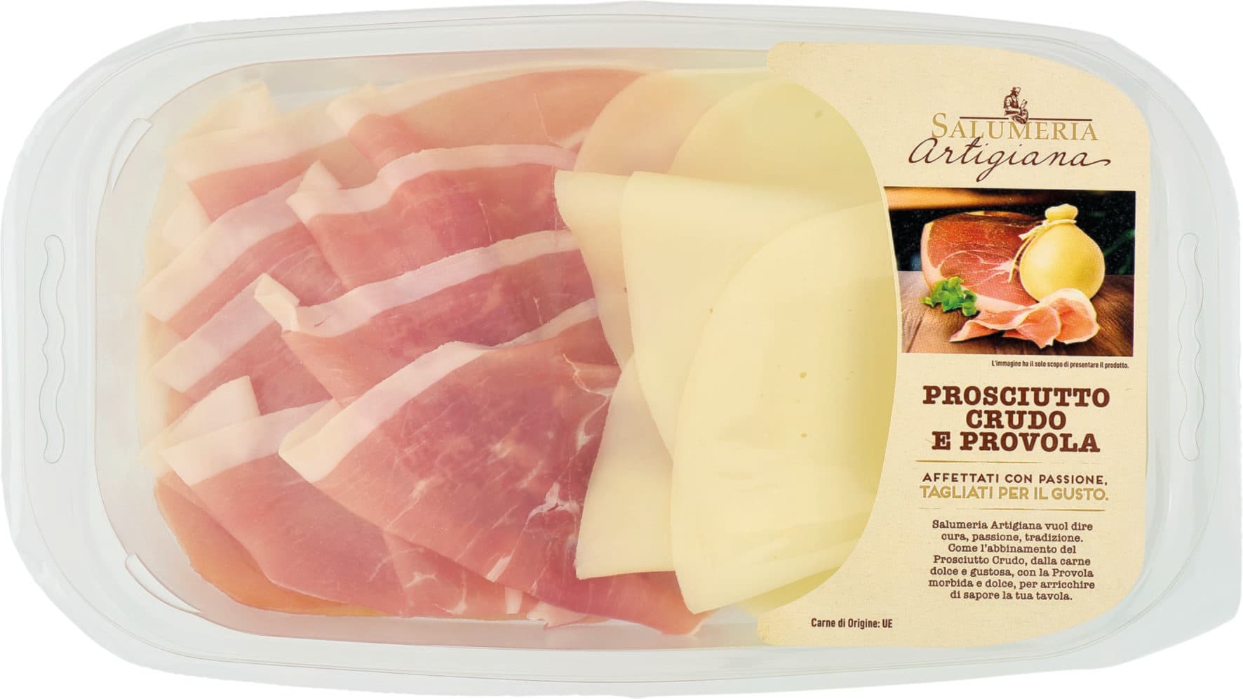 Salumeria Artigiana Prosciutto Crudo e Provola 120 g – immagine 2