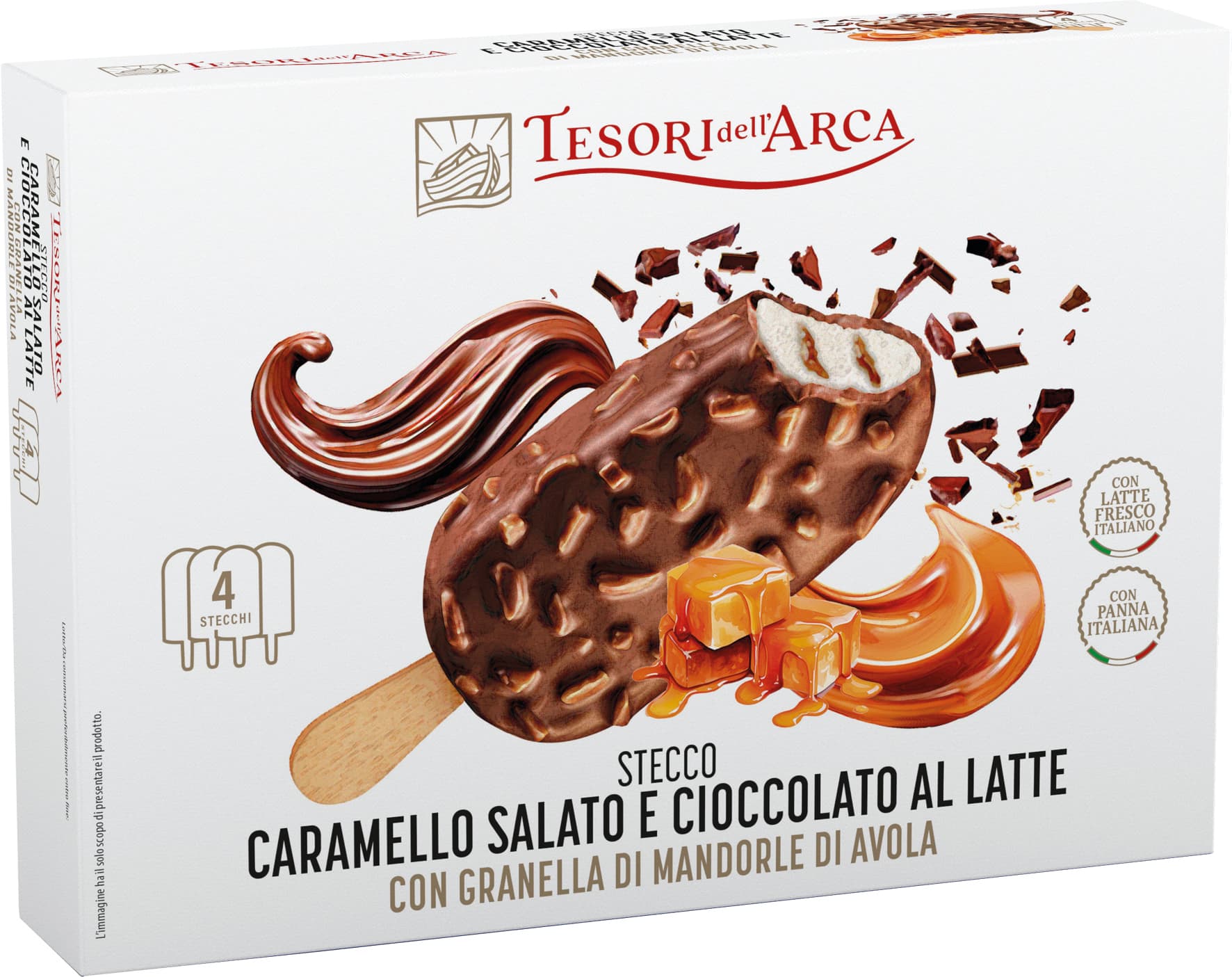 Tesosi dell arca stecchi caramello salato e cioccolato al lattex4 – immagine 2