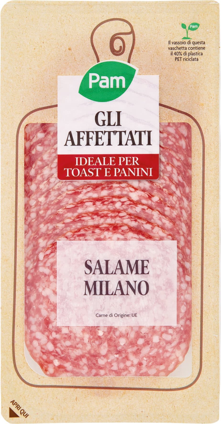 PAM gli Affettati Salame Milano 150 g – immagine 2
