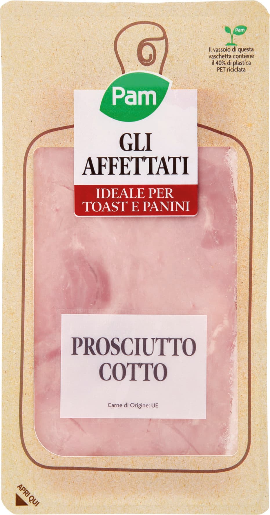 PAM gli Affettati Prosciutto Cotto 150 g – immagine 2