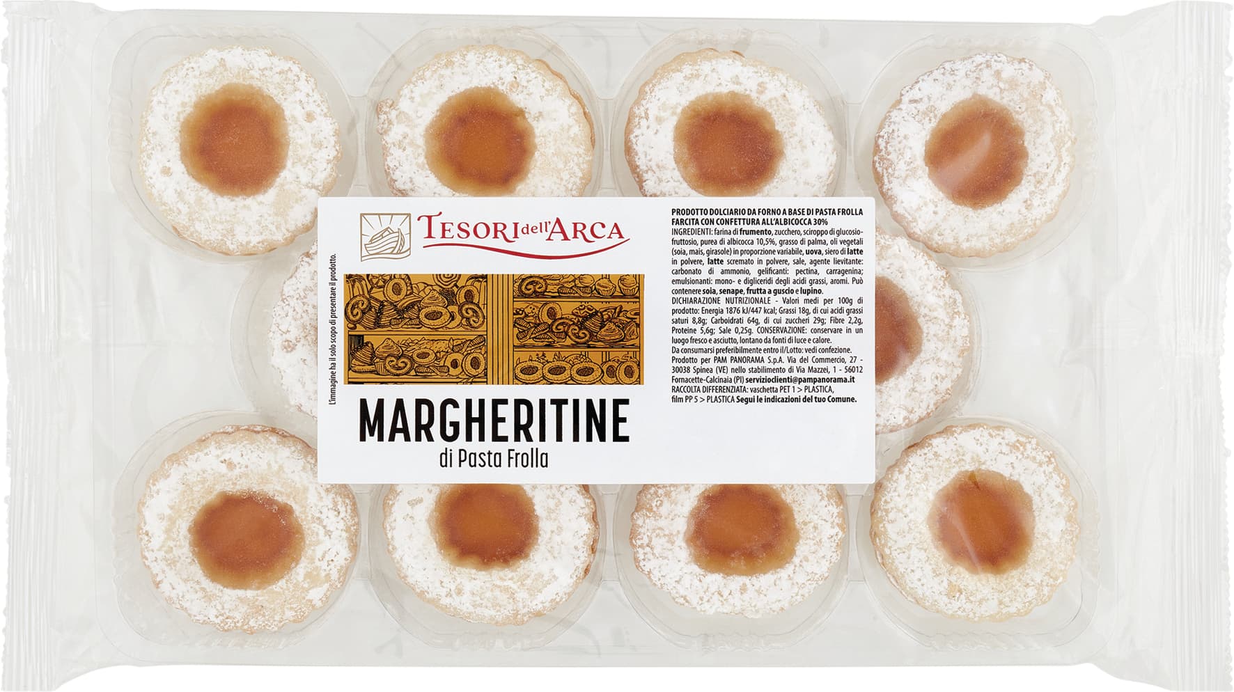 TESORI DELL'ARCA Margheritine di Pasta Frolla 250 g – immagine 2