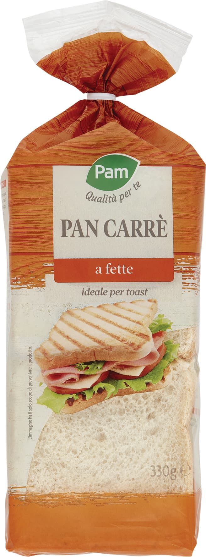 PAM Qualità per te Pan Carrè a fette 330 g – immagine 2