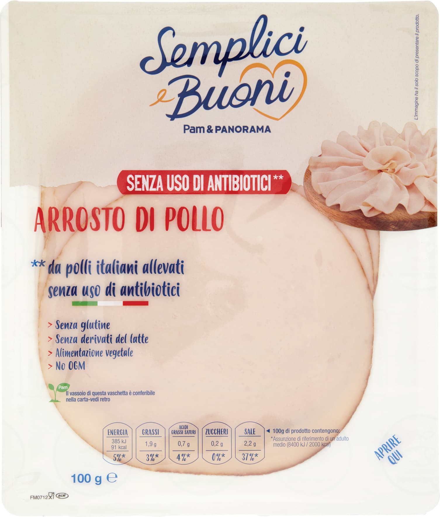 SEMPLICI E BUONI Arrosto di Pollo 100 g – immagine 2