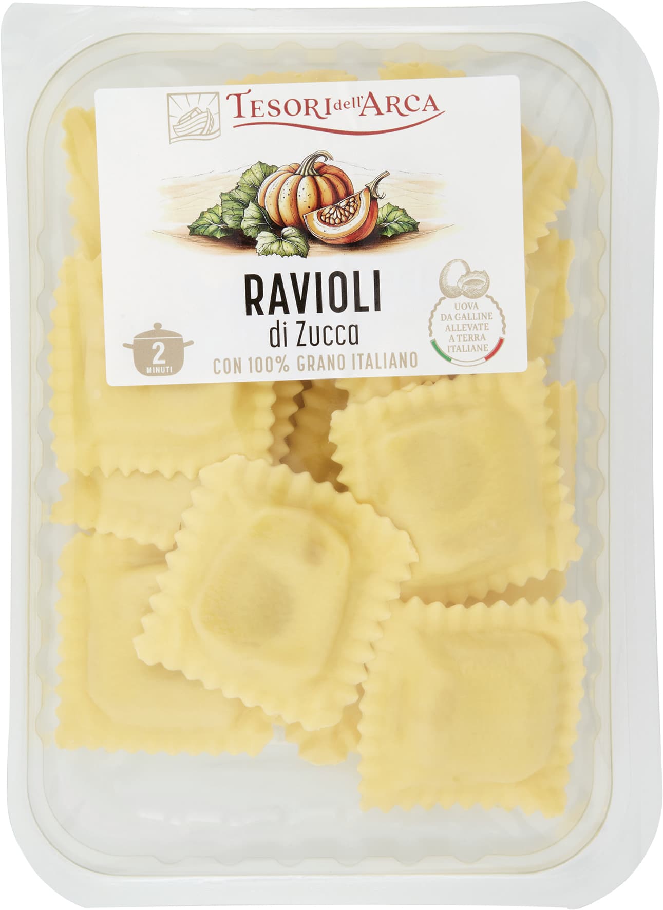 TESORI DELL'ARCA ravioli di Zucca 250 g – immagine 2