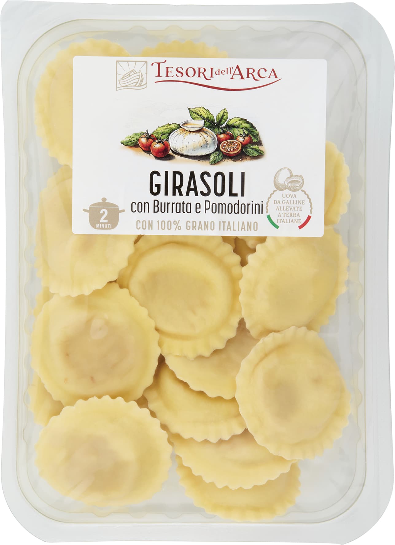 TESORI DELL'ARCA Girasoli con Burrata e Pomodorini 250 g – immagine 2