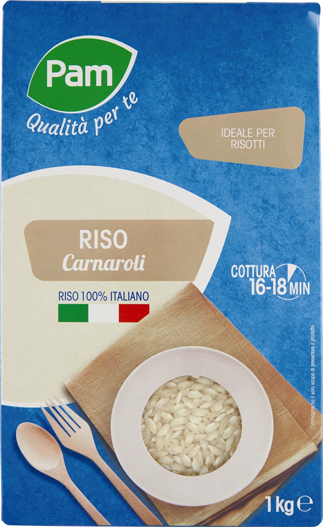 PAM Qualità per te Riso Carnaroli 1 kg – immagine 2