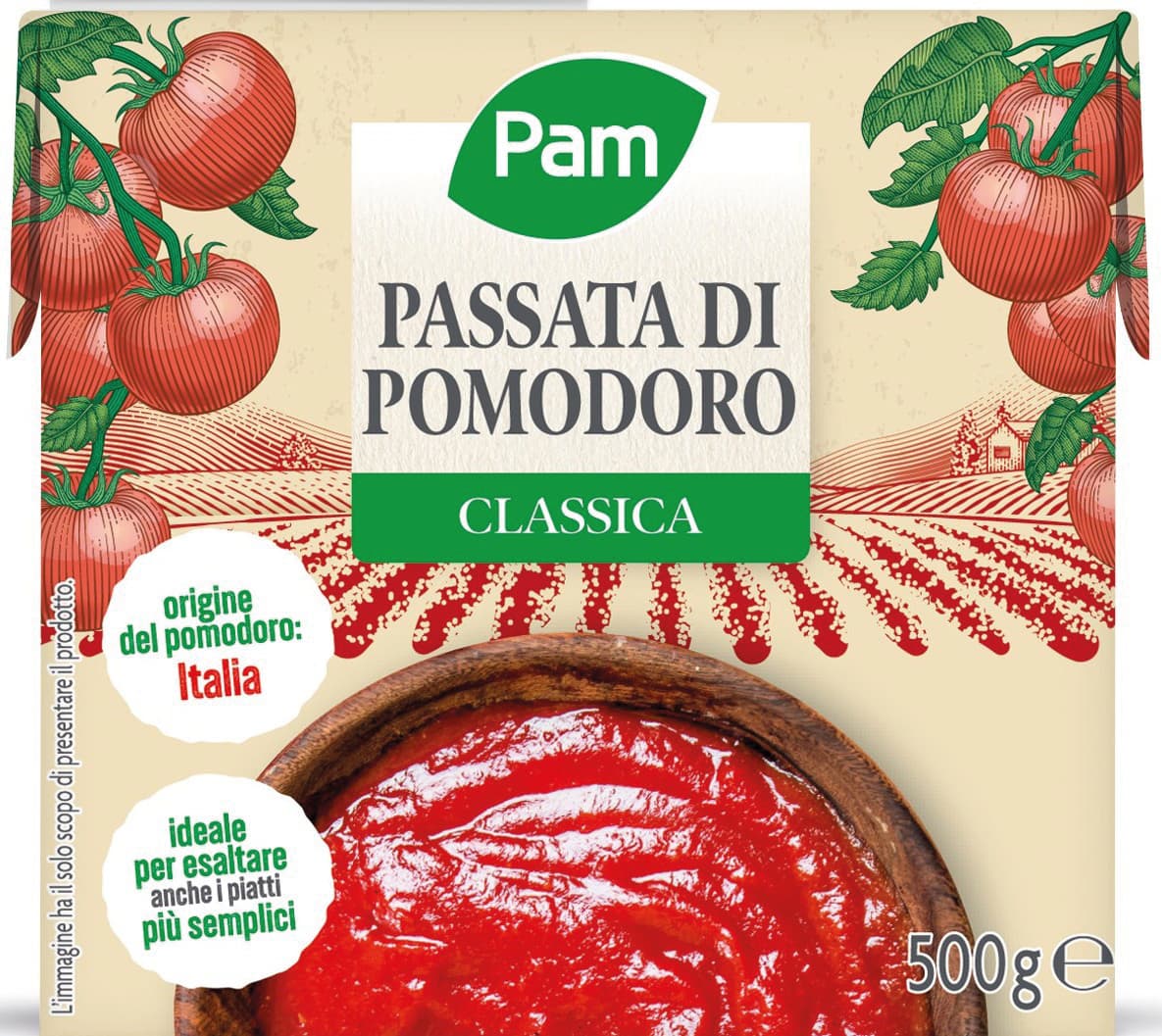 Passata di pomodoro in brick 500 gr – immagine 2