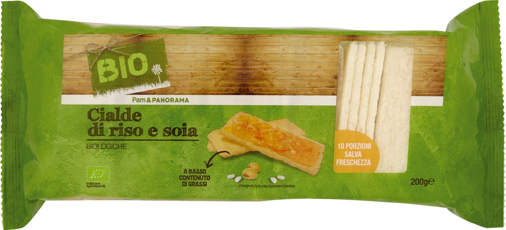 BIO Cialde di riso e soia Biologiche 200 g – immagine 2