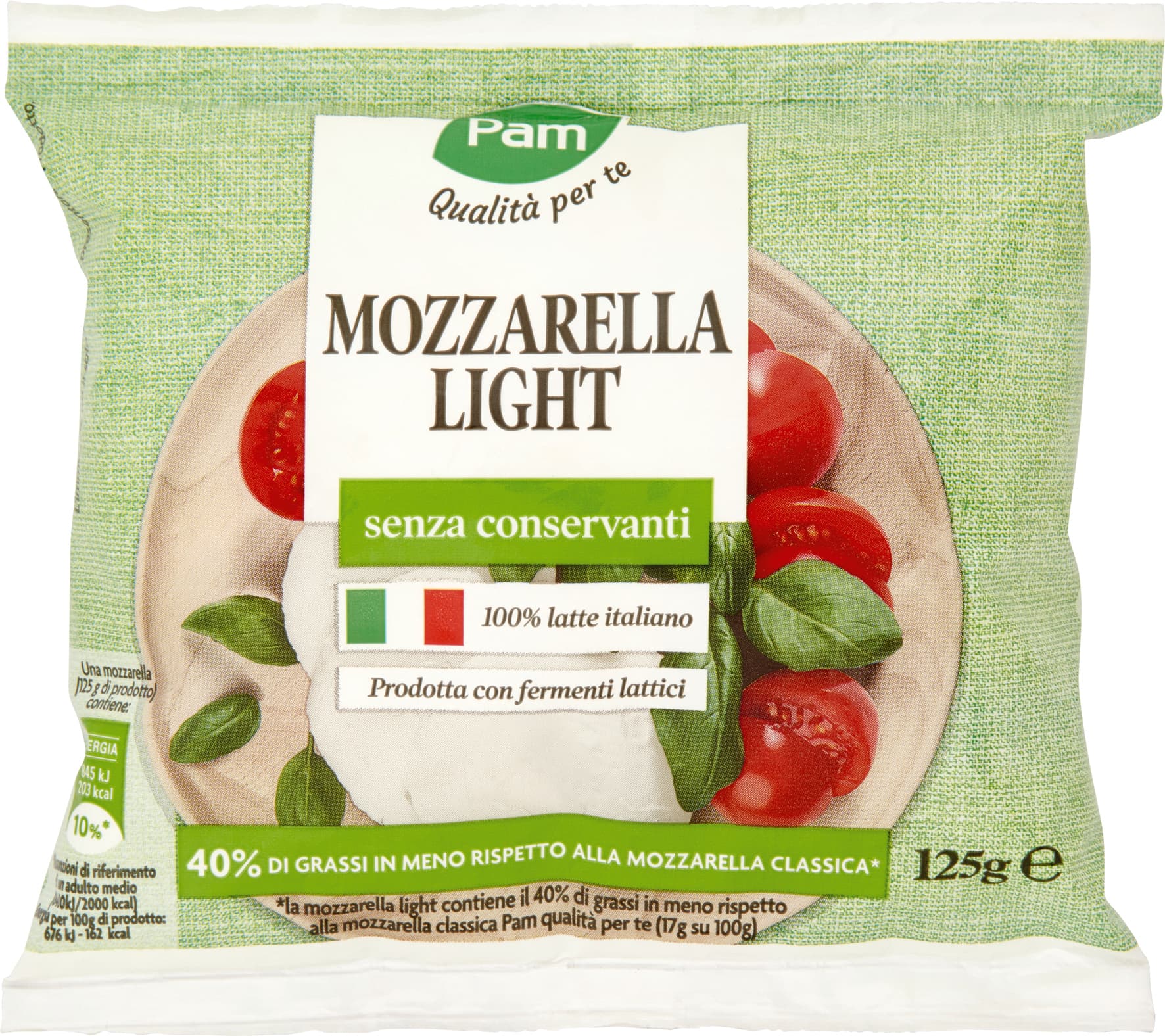 SEMPLICI E BUONI 40% di Grassi in Meno Mozzarella Light 125 g – immagine 2