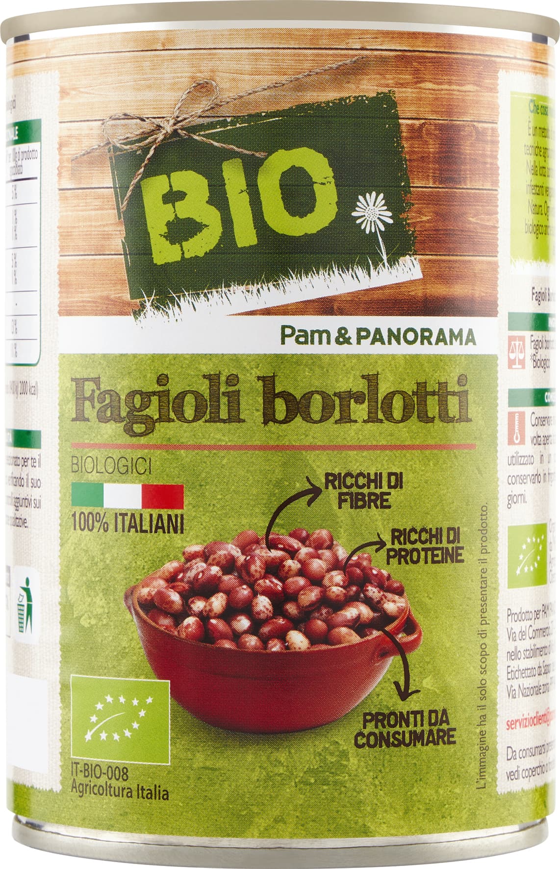 BIO Fagioli borlotti Biologici 400 g – immagine 2