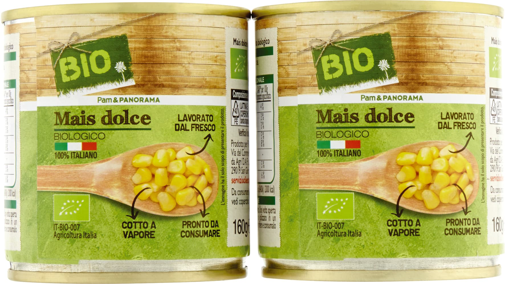 BIO Mais dolce Biologico 2 x 160 g – immagine 2