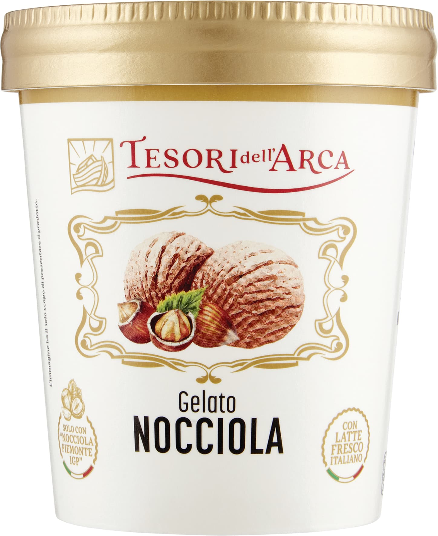 TESORI DELL'ARCA Gelato Nocciola 300 g – immagine 2