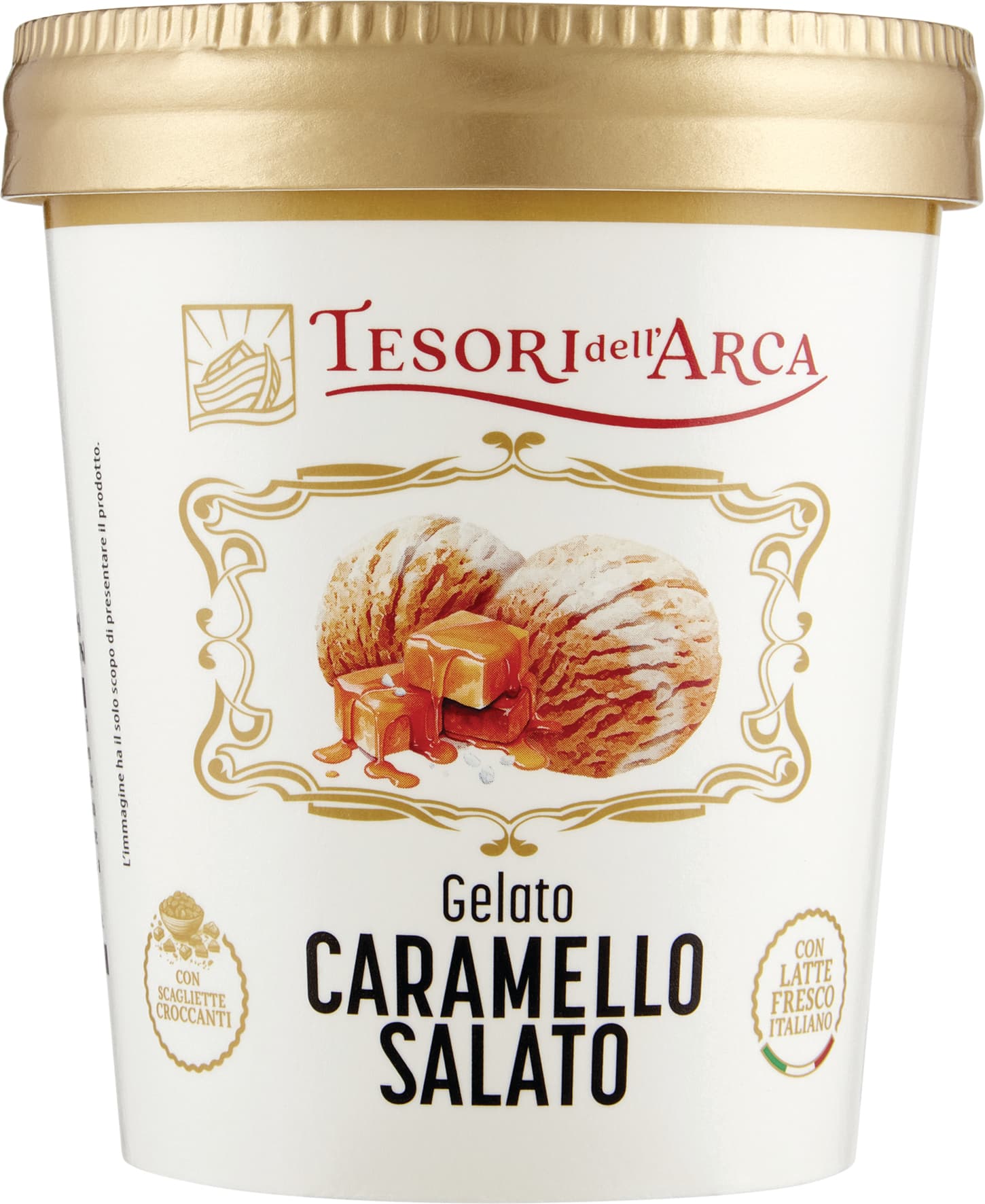TESORI DELL'ARCA Gelato Caramello Salato 300 g – immagine 2